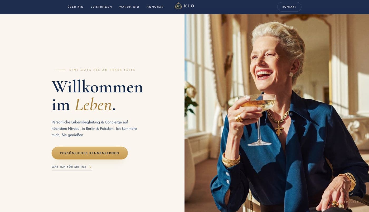 Website von KIO
