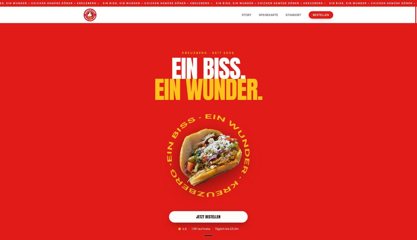 Website der Wunderlampe